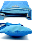 PRADA Tesuto Shoulder Bag Blue