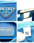 PRADA Tesuto Shoulder Bag Blue