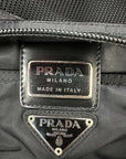 PRADA Tesuto Shoulder Bag Black