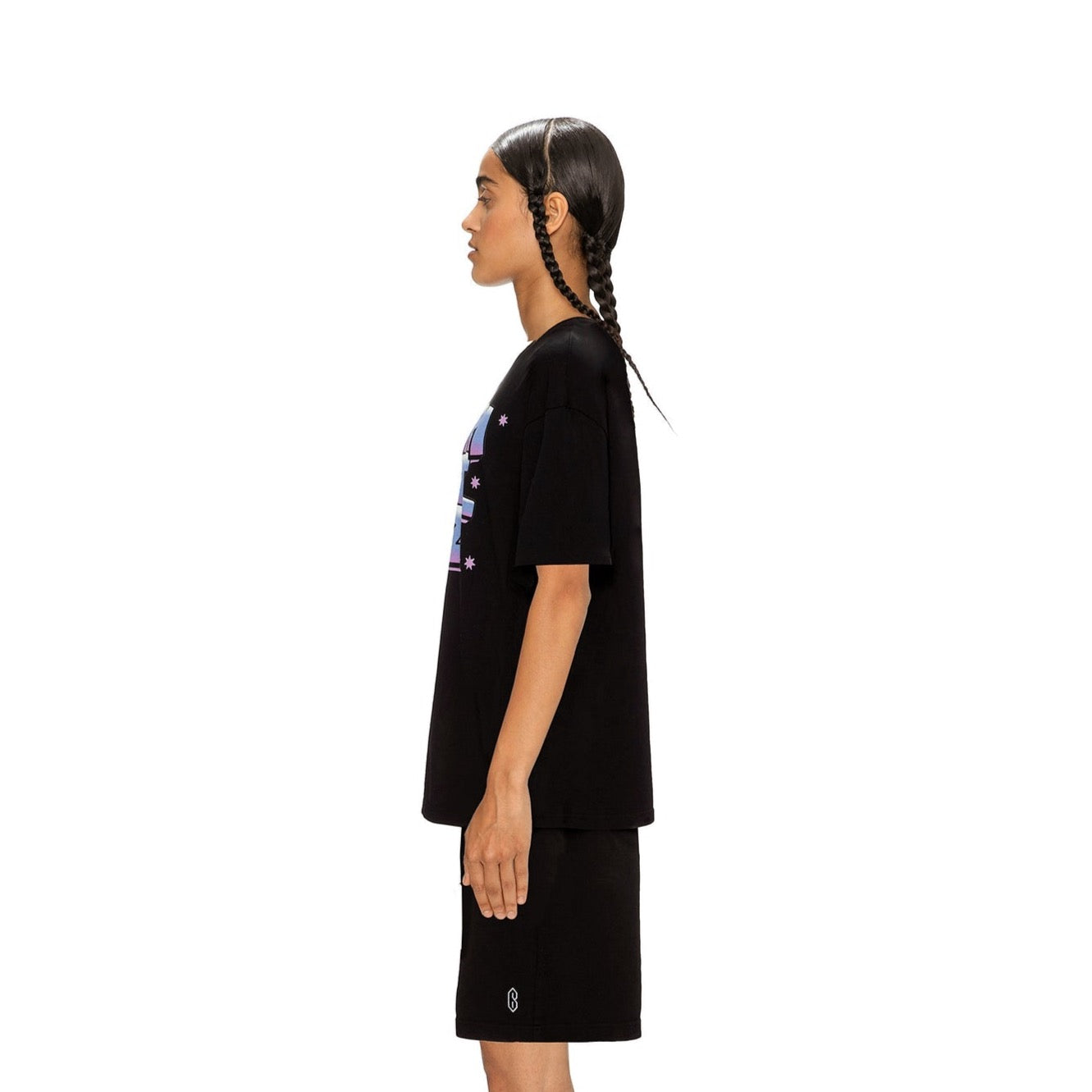 6PM Airbrush T Shirt Black - Deadstock Switzerland
