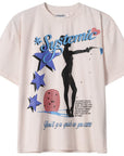 SYSTEMIC Onyx Aged White-Pink T Shirt