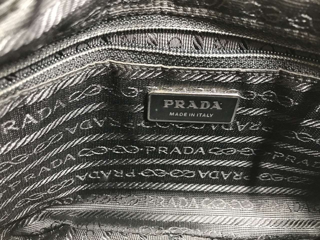 PRADA Triangle Shoulder Bag Black