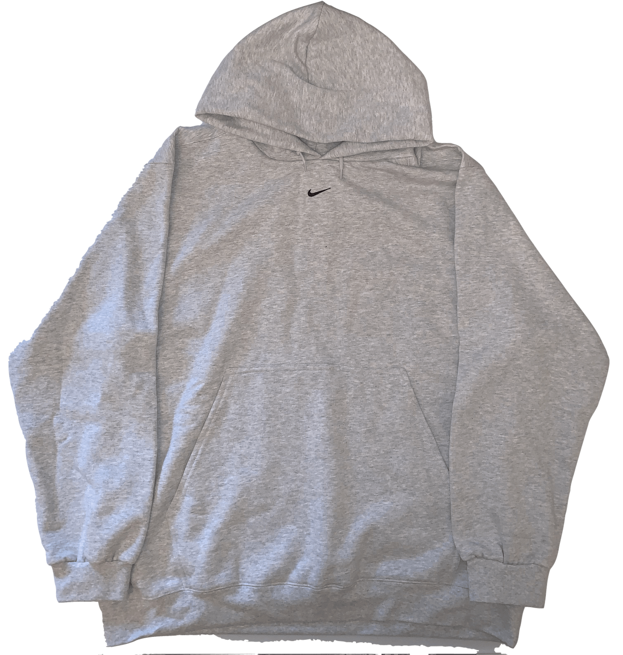 NIKE Center Swoosh Hoodie Grey