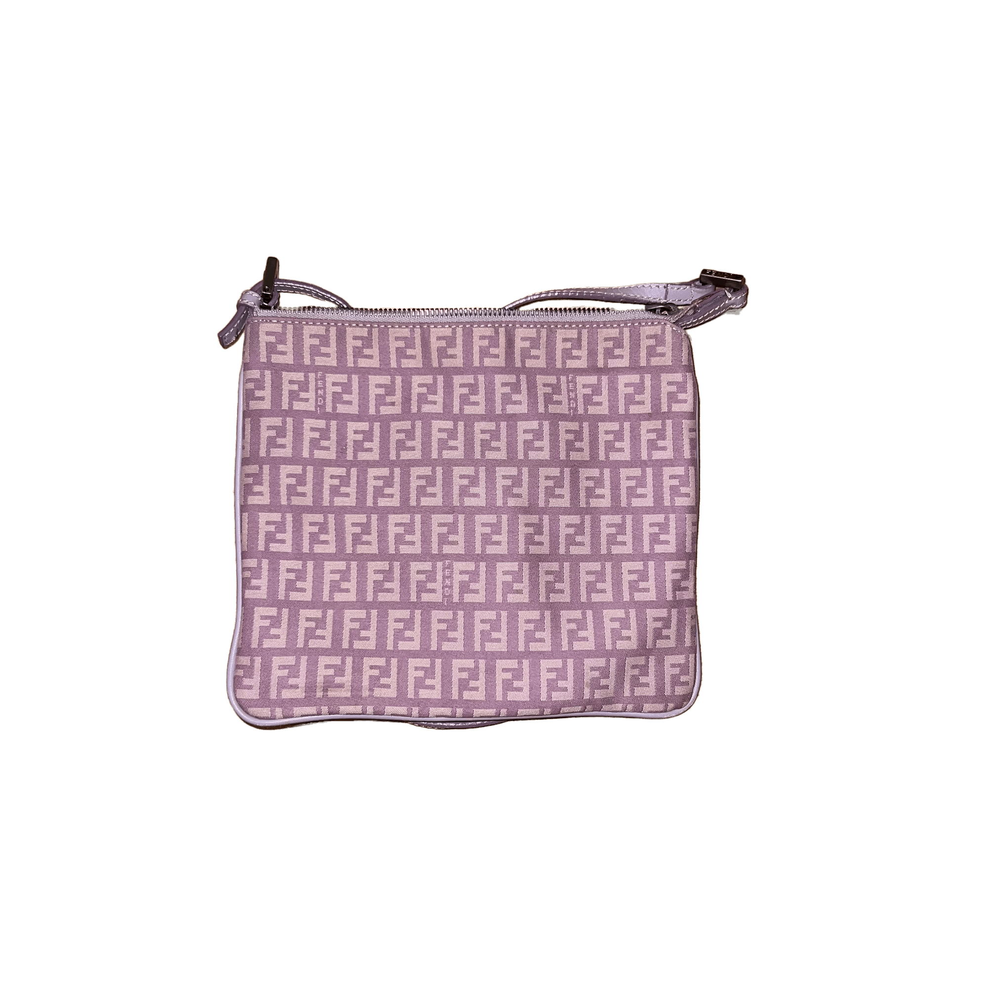 FENDI Zucca Cross Body Bag Pink