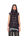 6PM Records Label Vest Black