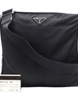 PRADA Tessuto Shoulder Bag Black