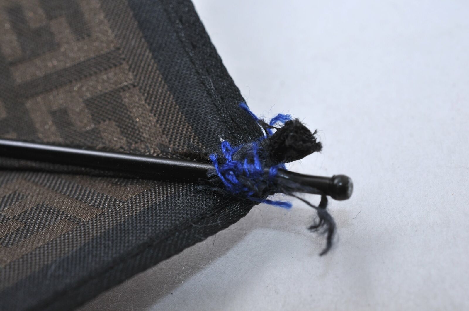FENDI Zucca Umbrella Brown