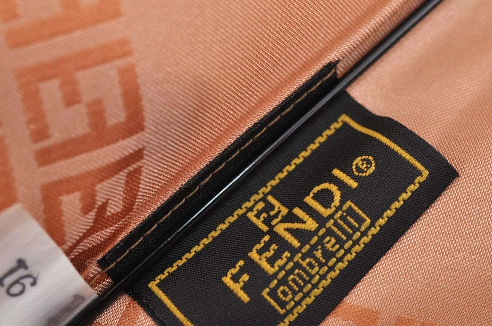 FENDI Zucca Umbrella Orange